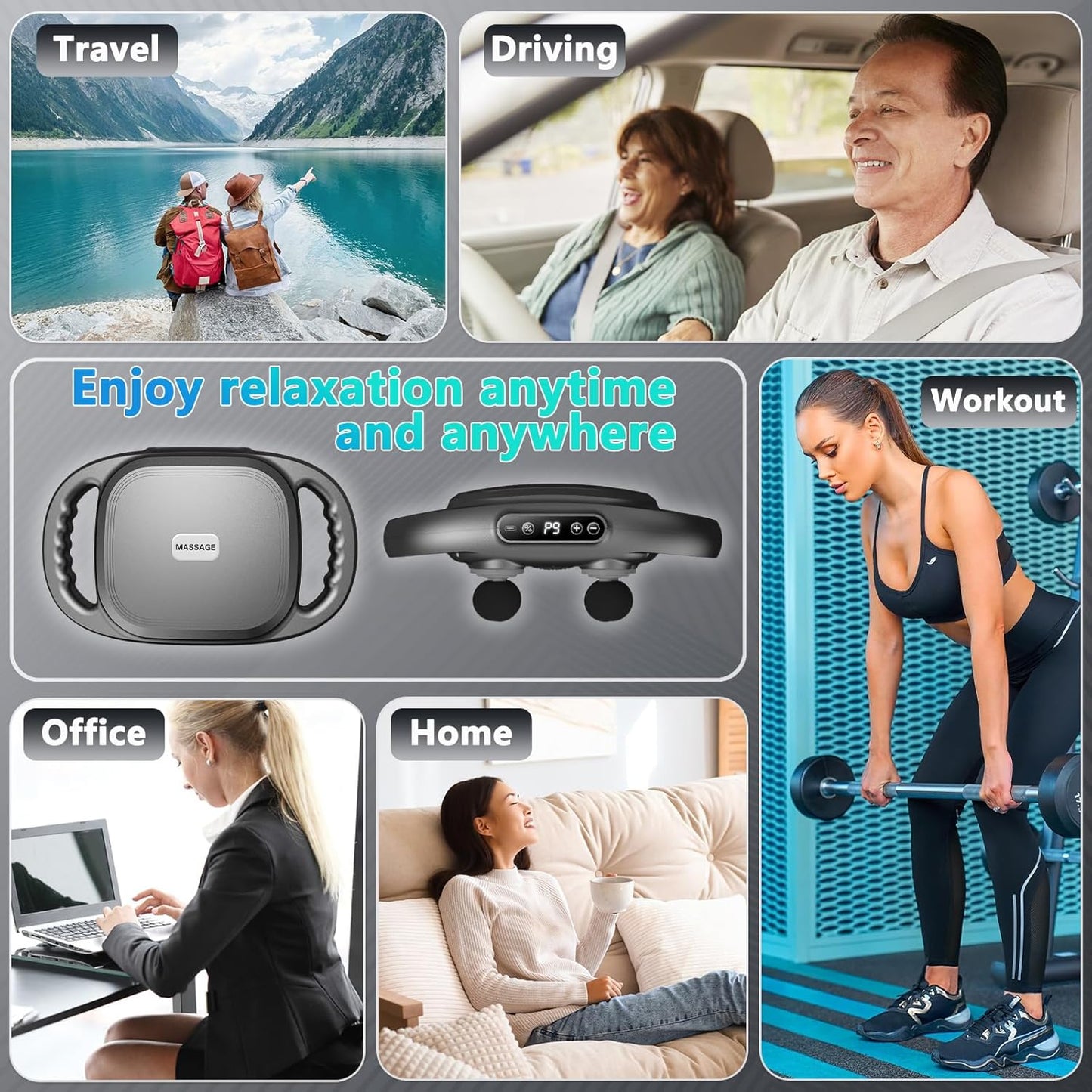 DeepRelief 6 Head Massager